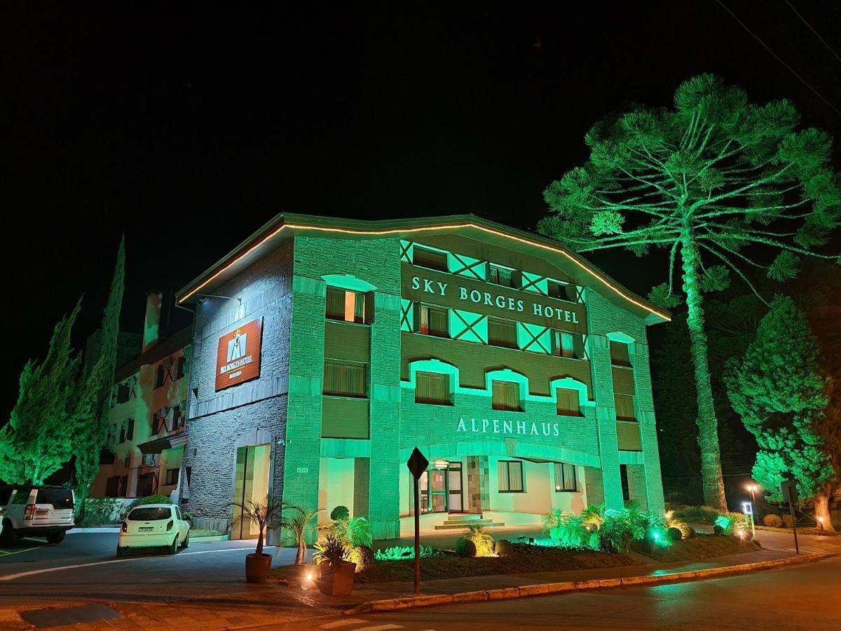 Sky Borges Hotel Alpenhaus - Gramado Kültér fotó