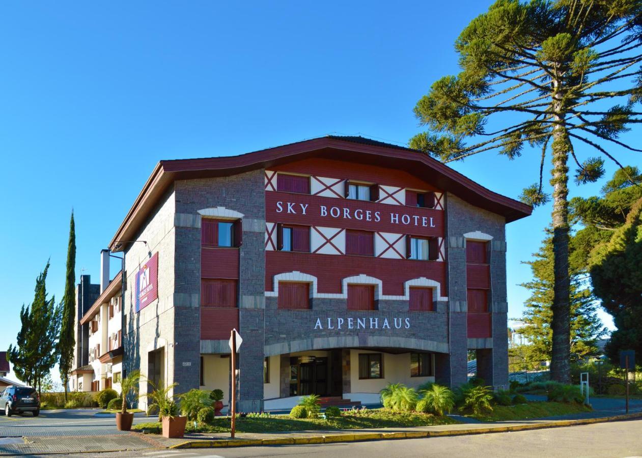 Sky Borges Hotel Alpenhaus - Gramado Kültér fotó